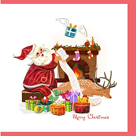 Thiệp Nghệ Thuật Giấy Xoắn - Lời Hứa Giáng Sinh - The Christmas Promise - Chrismas - Việt Net