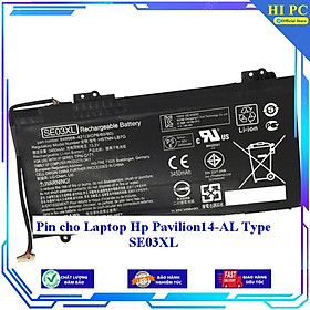 Pin cho Laptop Hp Pavilion14-AL Type SE03XL - Hàng Nhập Khẩu 