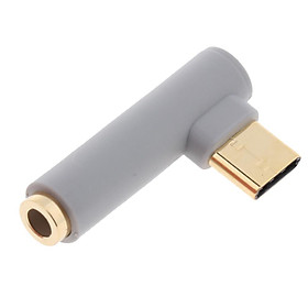 USB C to 3.5mm Audio Adapter, Male to Female Aux Microphone Connector for Xiaomi