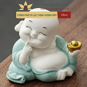Tượng Phật Quan Âm bằng đá nhỏ cao 40cm