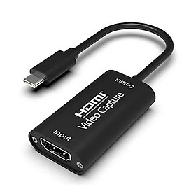 ROGTZ Cáp Chuyển HDMI Vào Laptop, PC Qua Cổng Type-C 1080P HDMI Video Capture - Hàng Nhập Khẩu