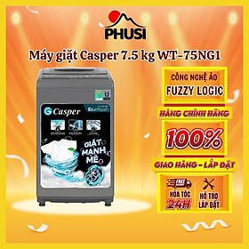 Máy giặt Casper 7.5 kg WT-75NG1 - Hàng chính hãng