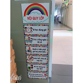 Mua decal nội quy lớp học mầm non
