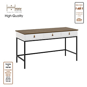 Hình ảnh [Happy Home Furniture] NOMIA , Bàn làm việc 1m4 - chân sắt , 140cm x 55cm x 75cm ( DxRxC), BAN_037