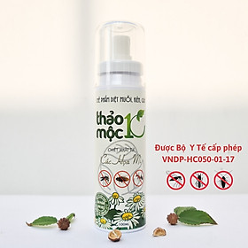 Diệt côn trùng gián, kiến, kiến ba khoang, muỗi, ruồi, mối, mọt 100% Sinh học Thảo mộc 10s Chai xịt 100ml An toàn cho sức khỏe em bé và người già , đã được Bộ Y tế cho phép lưu hành