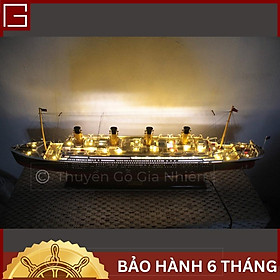 Mua  Giá xưởng  Mô Hình Thuyền Gỗ Trang Trí Phong Thủy Dạng Thuyền Du Lịch RMS TITANIC (SPECIAL EDITION) WITH LIGHTS Chính Hãng  Hàng Xuất Khẩu Chất Lượng Cao