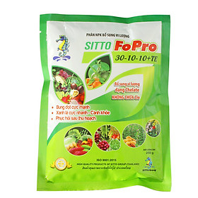 Mua Phân bón lá NPK hòa tan Sitto FoPro 30-10-10+TE gói 250 g Hàng chính hãng 