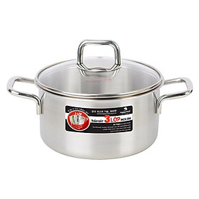 Mua Nồi Inox Nắp Kính 3 Lớp Cao Cấp Alvar Happy Cook 20cm N20-ALVG