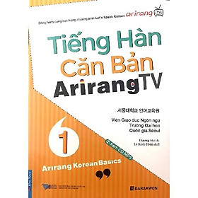 Sách - Tiếng Hàn Căn Bản Arirang TV 1 + CD - First News