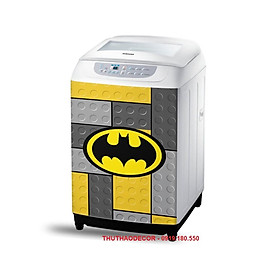Decal dán máy giặt - tủ lạnh mini LEGO BATMAN