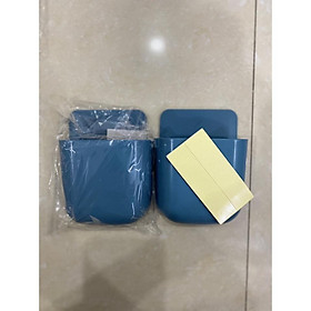 Mua Kệ Dán Tường Để Remote  Đồ Dùng Đa Năng/Giá Đỡ Sạc Điện Thoại Có Lỗ Luồn Dây Điện - Bào Ngư