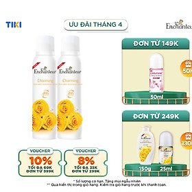 Combo 2 Xịt khử mùi Charming/Sensation/Magic/Delightful/Romantic 150ml/Chai