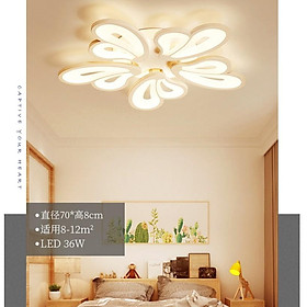 Mua Đèn Led Ốp Trần Trang Trí Phòng Khách hiện đại mẫu lớn  3 Chế Độ Sáng