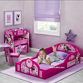 Giường ngủ cho bé siêu dễ thương ( tặng kèm đệm), phù hợp cho bé từ 2-10 tuổi - Re0683