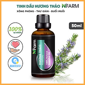 Tinh dầu hương thảo n'farm/ tinh dầu thiên nhiên nguyên chất, thích hợp dùng với đèn xông và máy khuếch tán tinh dầu.