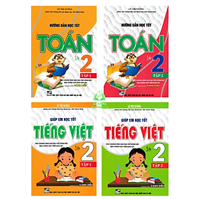 Sách - Combo Học Tốt Toán + Tiếng Việt Lớp 2 (Dùng Kèm SGK Cánh Diều) (Bộ 4 Cuốn)