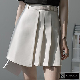 Chân váy xếp ly tennis ngắn chữ a nữ ulzzang đen trắng cạp lưng cao vintage đẹp hàn quốc cá tính Kozoda Cv20