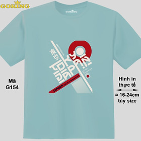 TOKYO JAPAN, mã G154. Hãy tỏa sáng như kim cương, qua chiếc áo thun Goking siêu hot cho nam nữ trẻ em, cặp đôi, gia đình, đội nhóm