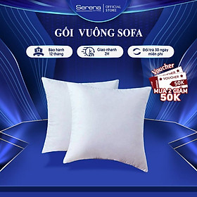 Gối vuông sofa sợi polyester SERENA cao cấp - cái ruột gối nhỏ tựa lưng trang trí ghế sofa vuông nằm ngủ cao cấp pillow for sofa