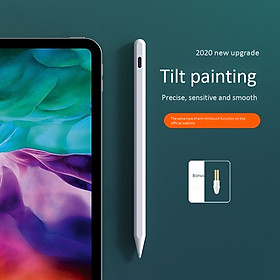 ESCASE ipad capacitive pen Apple pencil one or two generation 2019 stylus mini5 touch screen pro2 painting air3 tablet pen d anti-mistouch second generation professional white