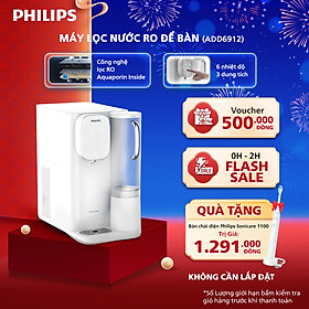[Hàng Chính Hãng] Máy Lọc Nước RO Để Bàn NÓNG-LẠNH Philips ADD6912 - Trải Nghiệm Công Nghệ Lọc RO thế hệ mới Aquaporin Inside®