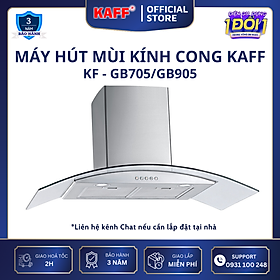 Máy hút mùi kính cong 900mm KAFF KF-GB905  - Hàng Chính Hãng