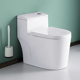 Mua FREESHIP Bồn Cầu Cao Cấp Yamato 236 Men Nung 3 Lớp Ở Nhiệt Độ 1280 Độ Xả Nước Xoáy Mạnh Nắp Hơi Rơi Êm