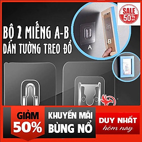 Mua Miếng móc dán treo đồ dán gắn tường đa năng đỡ ổ cắm điện cúc phát wifi tranh ảnh siêu dính chắc trong suốt