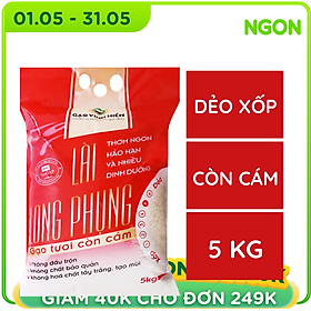 Gạo Đặc Sản Lài Long Phụng 5kg - Gạo Tươi Còn Cám