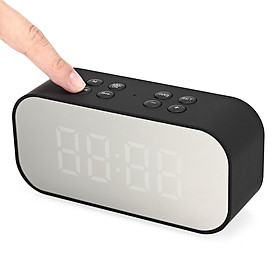 Loa Bluetooth Không Dây Kết Hợp Đồng Hồ Báo Thức Kép Màn Hình LED AEC BT501