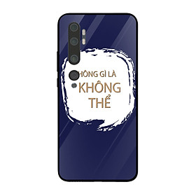 Ốp lưng dành cho điện thoại Xiaomi Note in họa tiết không gì là không thể