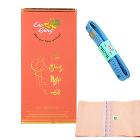 Cao Gừng Tan Mỡ Thiên Nhiên Việt  Mẫu Mới (200g) Tặng Đai Nịt Bụng An Nhiên  Và  Thước Dây 