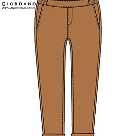 Quần Lửng Nữ Giordano Khaki Capri 05420256