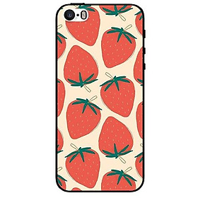 Ốp lưng dành cho iphone 5 / 5s / 5se - iphone 6 / 6s - iphone 6 plus / 6s plus mẫu họa tiết dâu đỏ