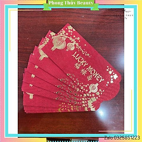 Bao Lì Xì Lucky Money 2022, Hàng Ngoại Nhập, Chi Tiết Sắc Nét