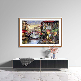 Tranh canvas phong cách sơn dầu - Phong cảnh Venice - PC017