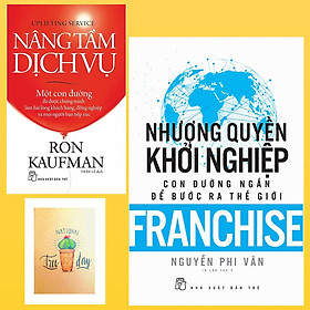 Combo Nhượng Quyền Khỏi Nghiệp - Con Đường Ngắn Để Bước Ra Thế Giới và Nâng Tầm Dịch Vụ ( Tặng Kèm Sổ Tay Xương Rồng)