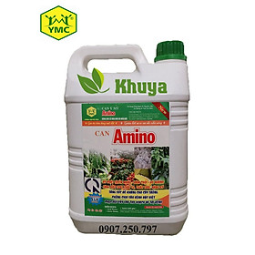 Can Phân bón vi lượng Can Amino Ý Mỹ YMC 08 Giúp Ra rễ Đâm chồi Đẻ nhánh Đậu trái 5 lít