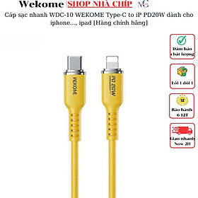 Cáp sạc nhanh WDC-10 WEKOME Type-C to iPh PD20W dành cho iph, ipad [Hàng chính hãng