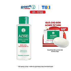 Dung dịch giảm mụn, dịu da Acnes Blemish Control Toner 100ml