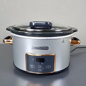 Mua Nồi nấu chậm kỹ thuật số Crockpot CSC059X 3 5 l silver gold Hàng chính hãng