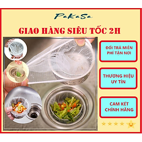 Combo 100 Túi Lưới Lọc Rác Bồn Rửa Chén Siêu Bền - Hàng Chính Hãng 