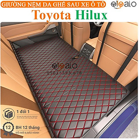 Giường đệm da xe ô tô Toyota Hilux PU cao cấp - OTOALO