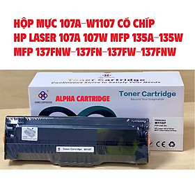 Hộp mực dành cho HP MFP 135A 135w 137fn 137fw 137fnw - 107w - w1107a 107A Có chip lắp vào là in, mới 100% Hàng chính hãng Alpha Cartridge