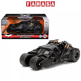 Đồ Chơi Mô Hình Sưu Tầm Xe DC Comics Batman Batmobile 1:32 - Jada Toys 98232 - 2008 The Dark Knight Batmobile - Màu Đen