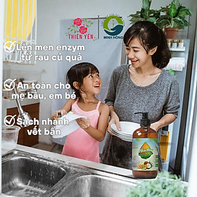Mua   Nước rửa chén Minh Hồng 1.7 / 4.2L an toàn cho bé   Nước rửa chén sinh học dịu nhẹ cho da nhạy cảm