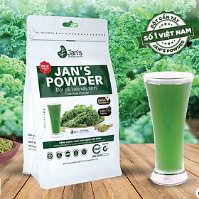 Bột Cải Kale Sấy Lạnh Jan’s Nguyên Chất, Sản Phẩm Từ Thiên Nhiên Hỗ Trợ Tiêu Hóa, Tốt Cho Tim Mạch Và Giảm Nguy Cơ Mắc Ung Thư – Hàng Chính Hãng