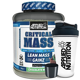 Thực phẩm bổ sung Critical Mass Chocolate Mint Applied Nutrition 2,4kg 16 lần dùng và bình lắc 700ml