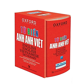 Hình ảnh Từ Điển Anh Anh Việt Phiên Bản Bìa Cứng Màu Đỏ - Giải Nghĩa Đầy Đủ Ví Dụ Phong Phú - Bản Quyền