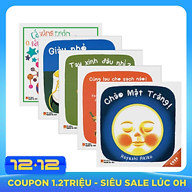 Combo ehon nhật bản dành cho trẻ từ 0 - 3 tuổi (bộ 5 cuốn)